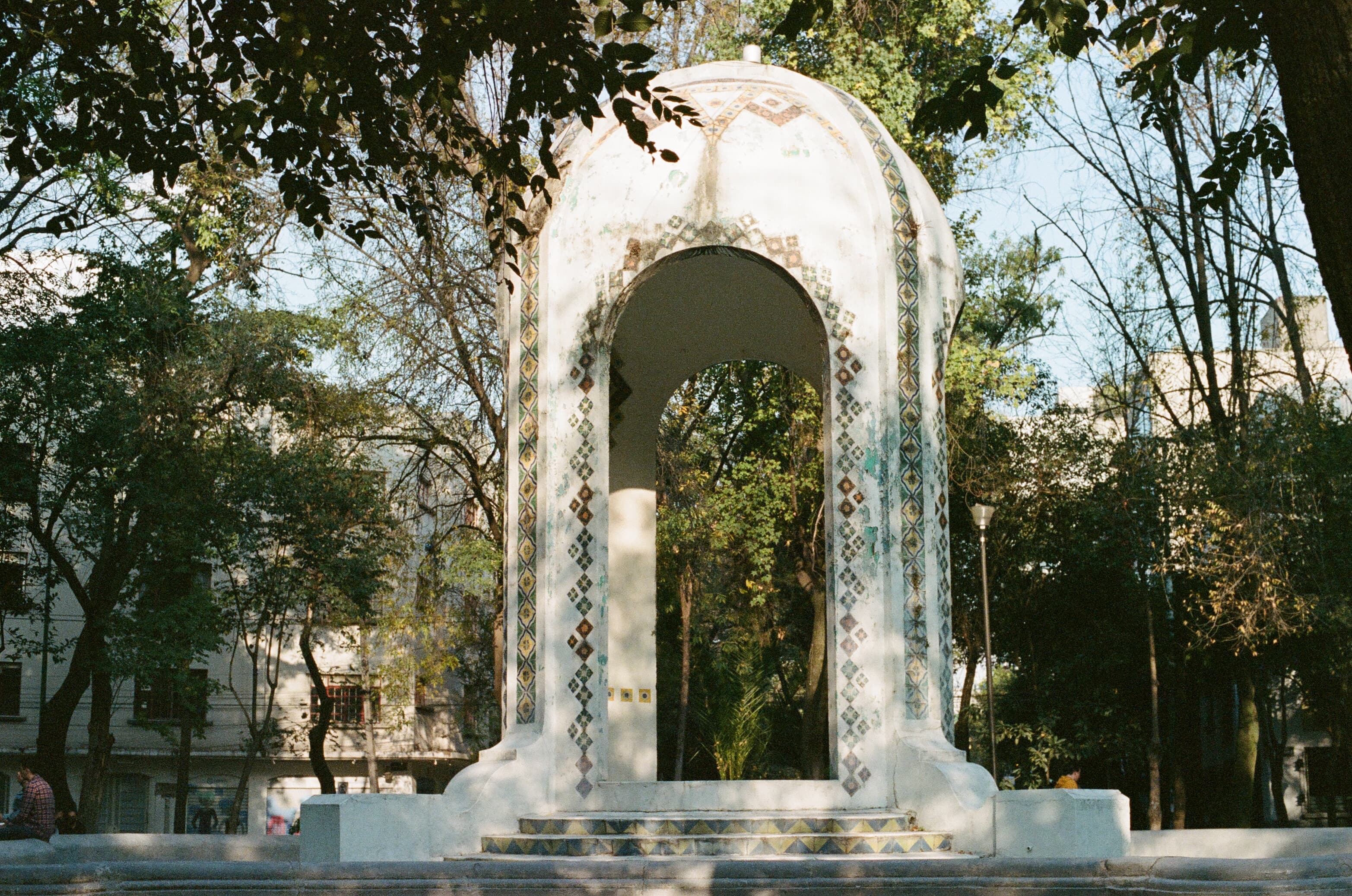 Fountain in park